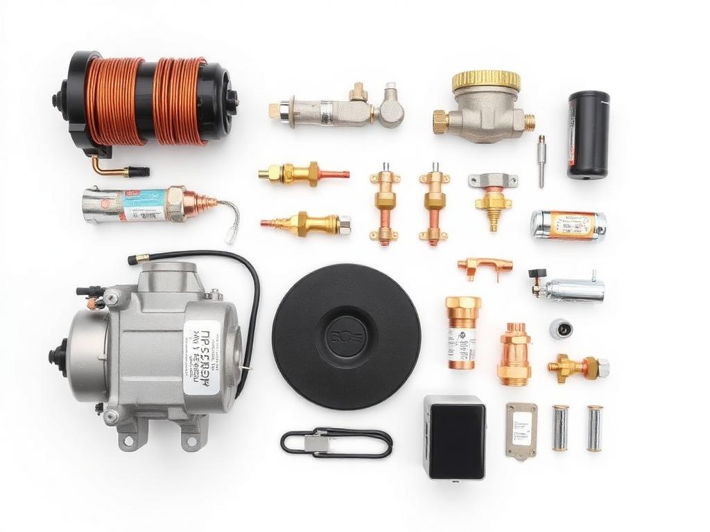 HVAC coils and compressor parts